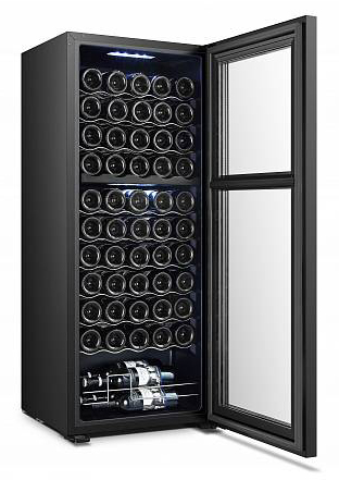 Монотемпературный винный шкаф Hurakan HKN-WNC160CDW