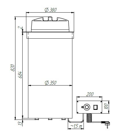 Диспенсер для тарелок Kocateq DM94976/2