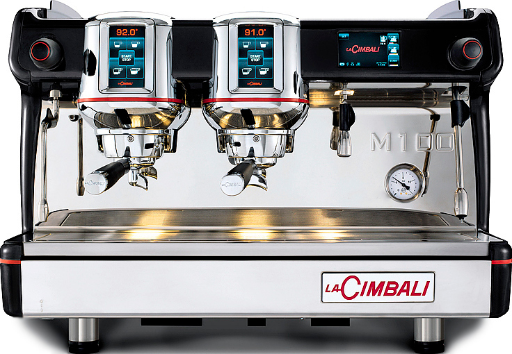 Рожковая кофемашина La Cimbali M100 HD DT 2 Black (2 гр, Tall cup, Turbosteam)