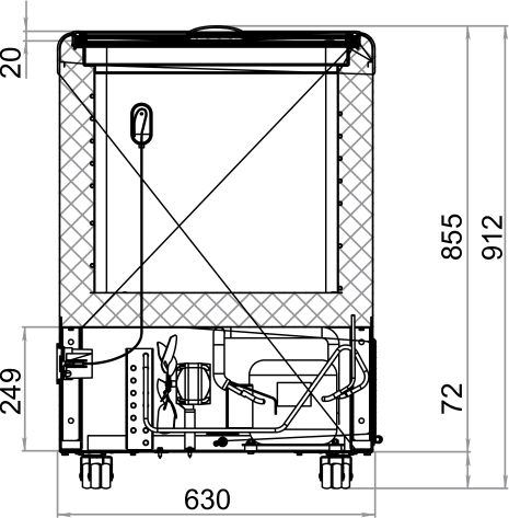 Морозильный ларь Polair DF120SF-S