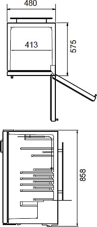 Шкаф холодильный барный Turbo Air FRS-140R