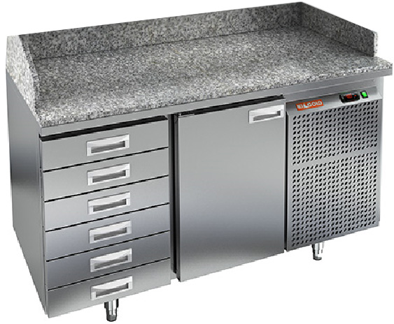 Стол для пиццы Hicold PZ4-1/GN 6R