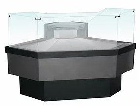 Холодильная витрина Enteco Немига Cube УН 90 ВС (наружная)