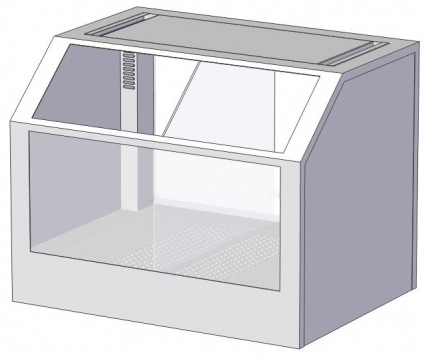 Витрина для попкорна ТТМ VTP2-090K1