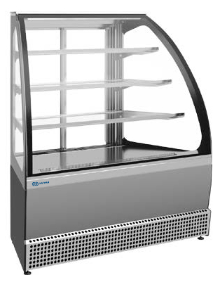 Витрина кондитерская Kayman KВК-1200МУ Люкс Нержавейка