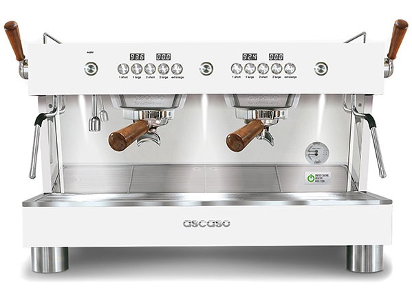 Рожковая кофемашина Ascaso Barista T plus 2GR белая