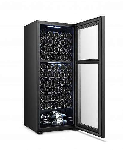Монотемпературный винный шкаф Hurakan HKN-WNC160CD