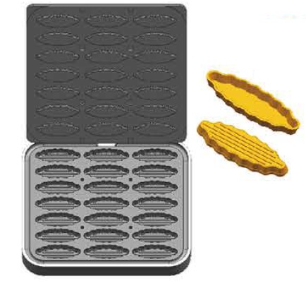 Форма для приготовления тарталеток Kocateq DH Tartmatic Plate 97