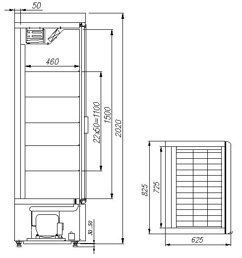 Холодильный шкаф Полюс Carboma R560Cв