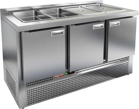 Стол для салатов Hicold SLE3-111GN (без крышки)