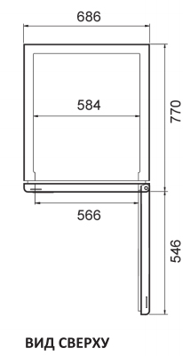 Холодильный шкаф Turbo Air FD-650R-G1