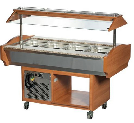 Салат-бар тепловой Eqta SB 4H (Walnut)