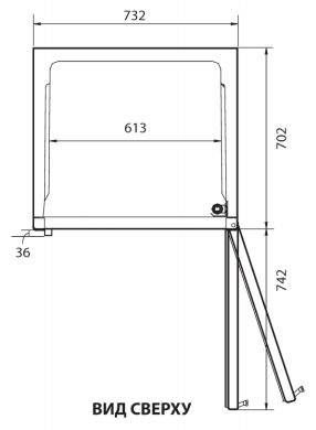 Холодильный шкаф Turbo Air FRS-600RP