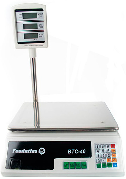 Весы торговые Foodatlas ВТС-40