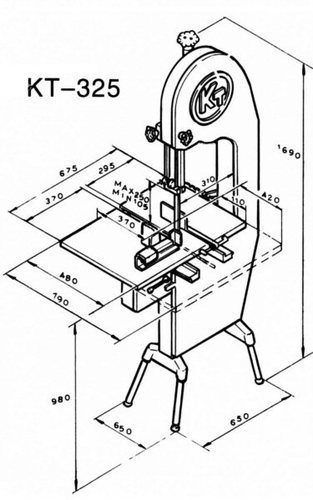 Пила ленточная Koneteollisuus (KT) KT-325