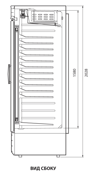Холодильный шкаф Turbo Air FRS-600RP
