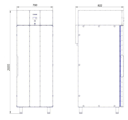 Холодильный шкаф Italfrost S700