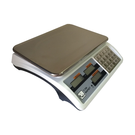 Весы товарные Форт 769 (15; 2) LCD Маркет (330х115х340 мм, платформа 230х330 мм, без стойки)
