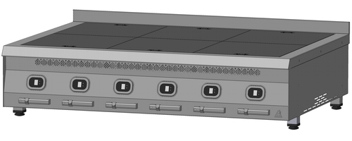 Плита индукционная Iterma ПКИ-6ПР/5,0/1200/850/360