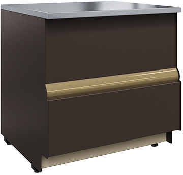 Прилавок неохлаждаемый Полюс KC70 N 0,6-7 (Прилавок П-0,6 Carboma Cube)