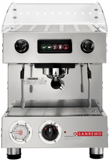 Рожковая кофемашина Sanremo Capri SAP DLX 1 GR черная