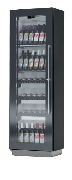 Двухзонный винный шкаф Enofrigo MIAMI MEDIUM RF T+3 DR ЧЕРНЫЙ СТАТ. A1MIAMIMEDMIXP/720