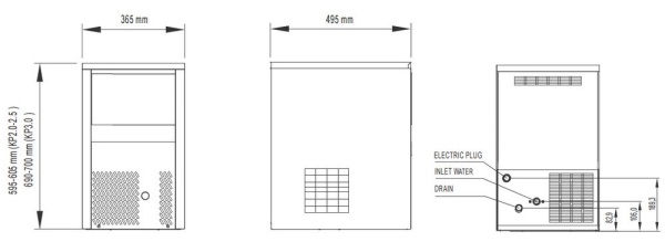 Льдогенератор Kastel KP 2.5/A