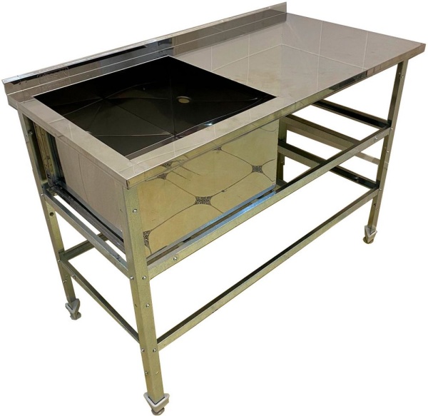 Ванна моечная Hessen ВСЛ 12*6/5 (нерж)