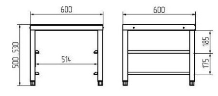 Подставка Abat ПФПМ-6-1