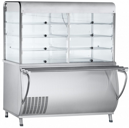 Прилавок-витрина холодильный Abat Патша ПВВ(Н)-70М-С-ОК