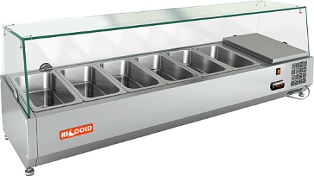 Холодильная витрина для ингредиентов Hicold VRX 1400