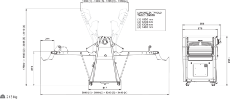 Тестораскаточная машина Rollmatic R62/12