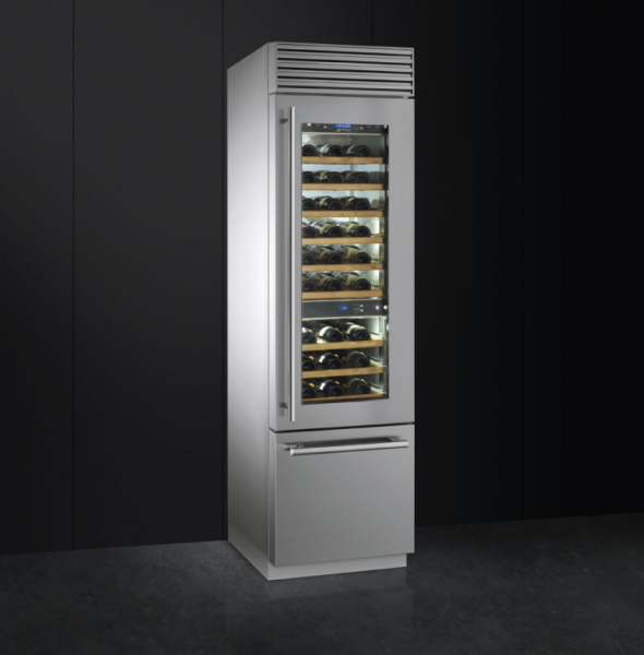 Двухзонный винный шкаф Smeg WF366RDX