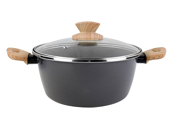 Кастрюля низкая с крышкой  Vitrinor Eco Cooking 24