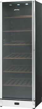 Двухзонный винный шкаф Smeg SCV115AS