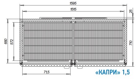 Холодильный шкаф Марихолодмаш Капри 1,5МВ