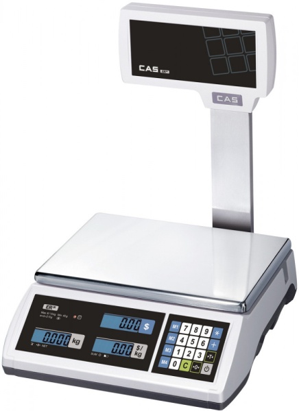 Весы торговые Cas ER JR-30CB U