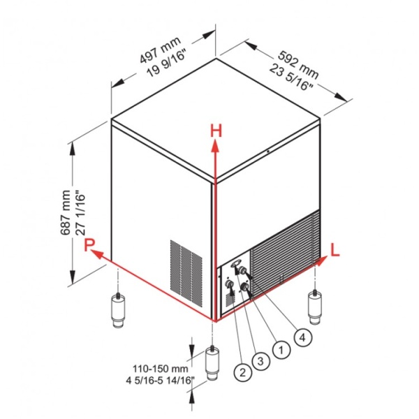 Льдогенератор Brema CB 416A HC