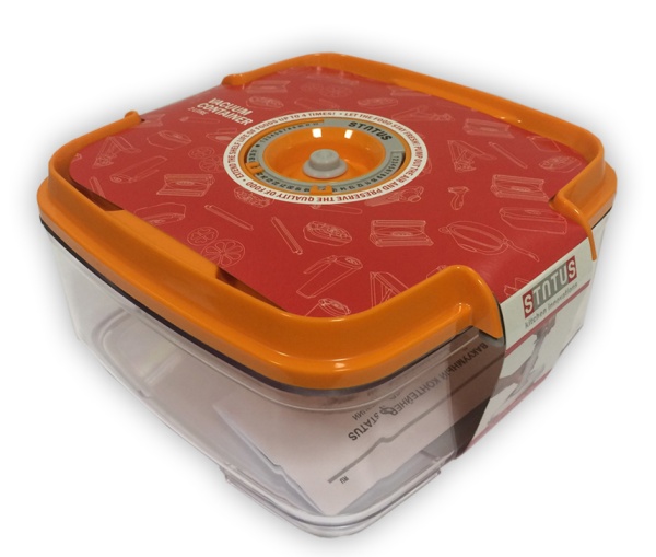 Контейнер вакуумный Status VAC-SQ-20 Orange