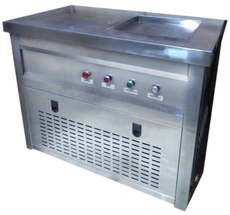 Фризер для жареного мороженого Foodatlas KCB-1F (контейнеры, световой короб, стол для топпингов)