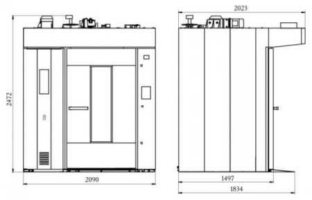 Печь ротационная Восход Муссон-ротор 99МР-02