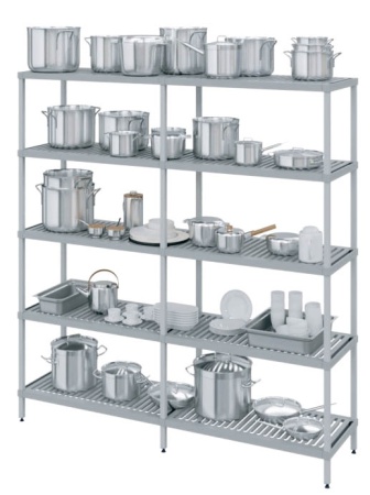 Стеллажная система LOAD.ME poly Polair 18AL.3PP40.17B (Базовая секция, 3 яруса)