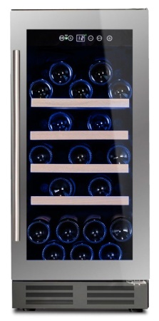 Двухзонный винный шкаф Dunavox  DAU-32.81SS
