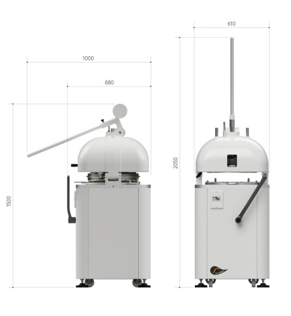 Тестоделитель-округлитель Panero SPA RP M 30