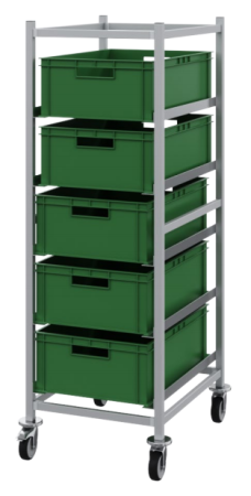 Мобильная тележка для евроконтейнеров Polair EU16.05.61.47