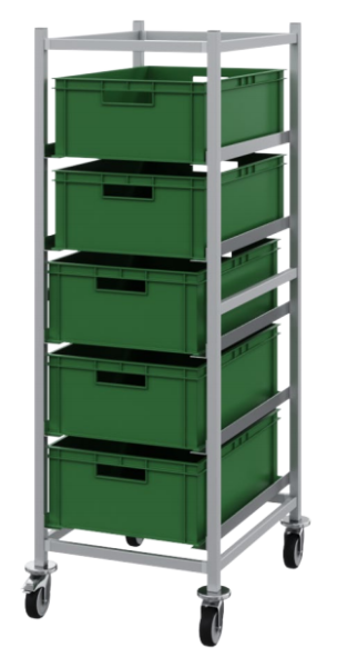 Мобильная тележка для евроконтейнеров Polair EU16.05.61.47