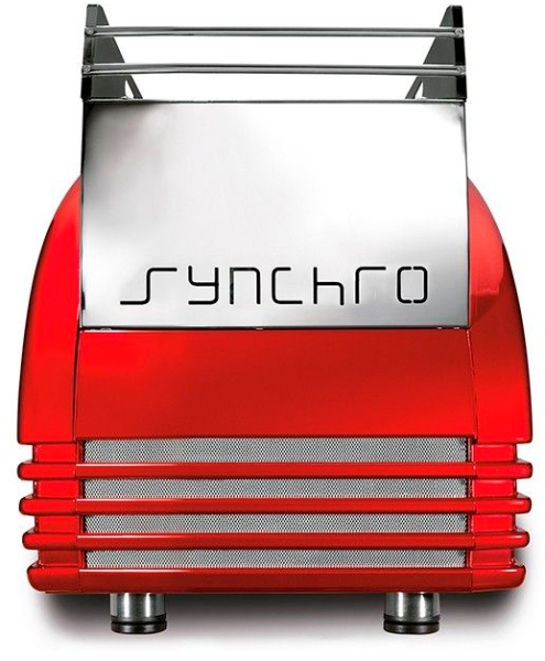 Рожковая кофемашина Royal Synchro 1gr 4l semiautomatic красная