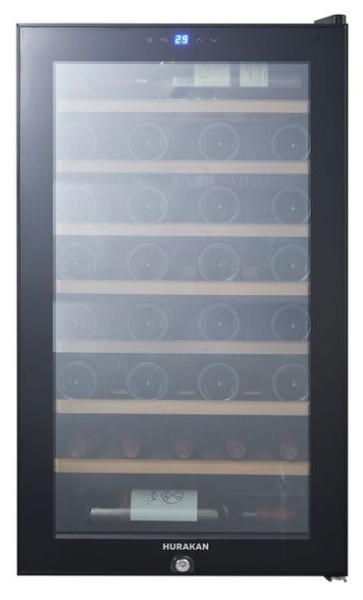 Монотемпературный винный шкаф Hurakan HKN-WNC128CW