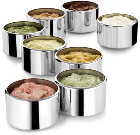 Витрина для мороженого Nemox Gelatto Sweet 4 Pozzeti Black i-Green