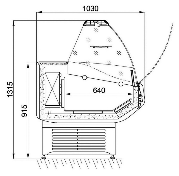 Морозильная витрина Ариада Ариэль ВН3-130
